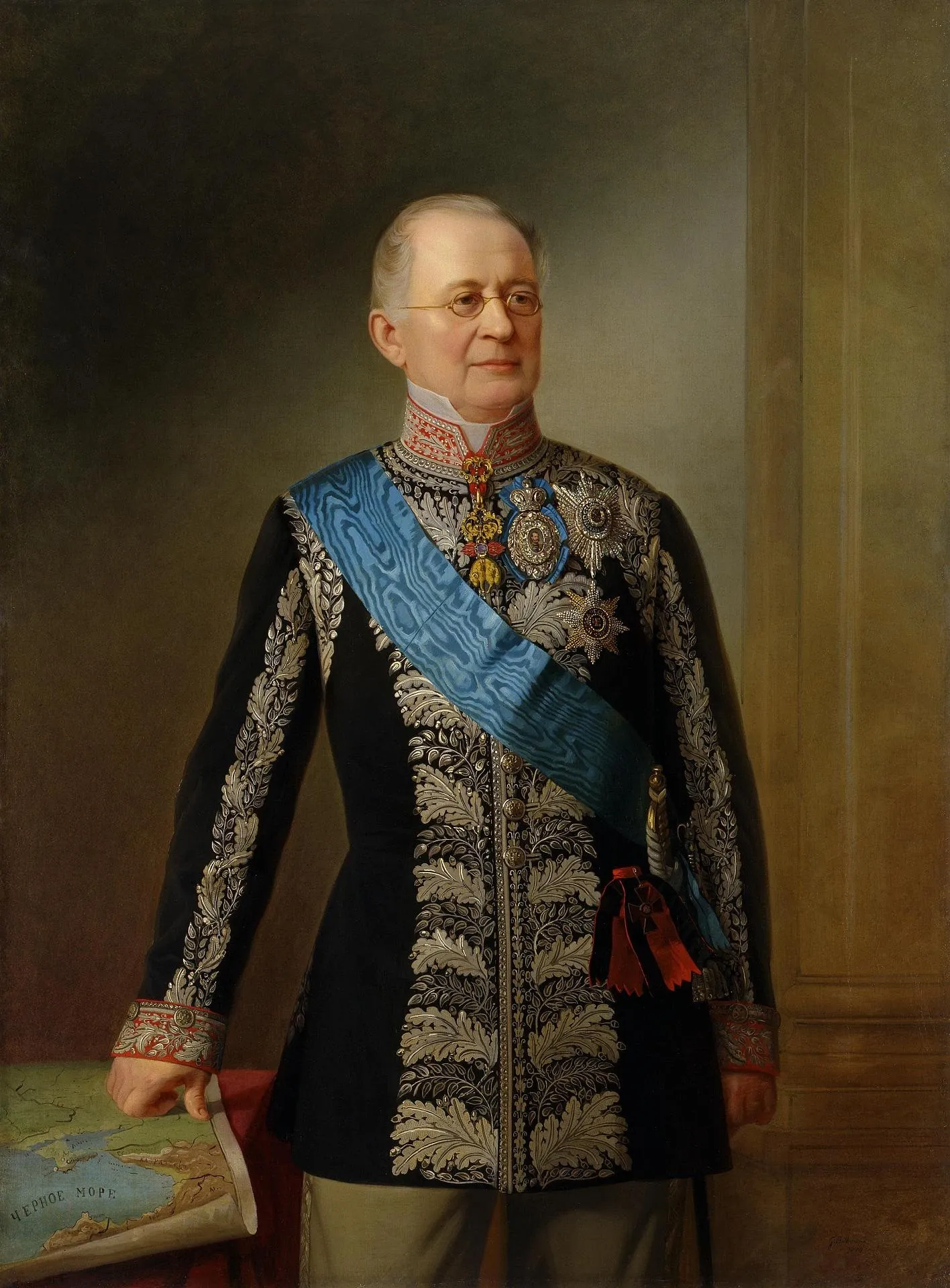 Gorchakov (portrait by S. Botman): the change of one man changed both the picture of the world at the top and the language in which Russia spoke with Europe.