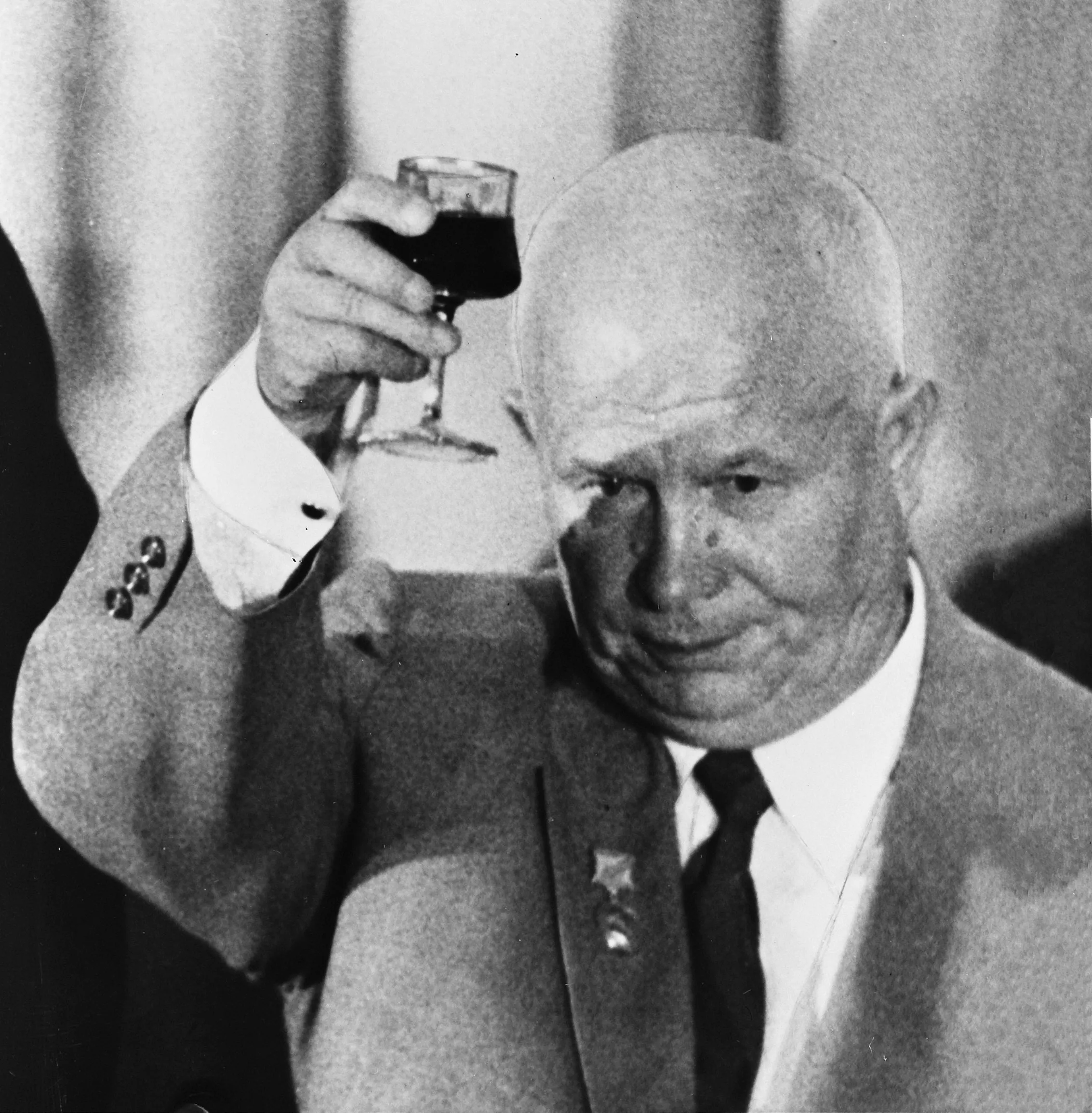 Khrushchev: the men who turned the country around were not dissidents but the core of the system — yet they knew the real numbers (photo, 1959).