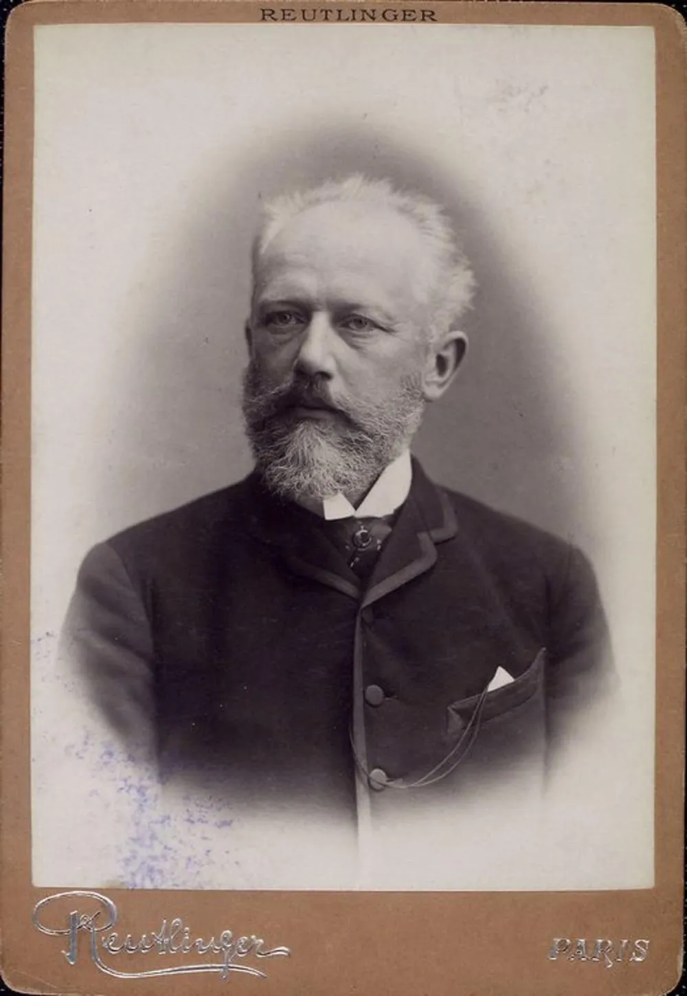 Tchaikovsky (photo by the Reutlinger studio, Paris): a lifetime pension from Alexander III — a strong power that made openness an export.