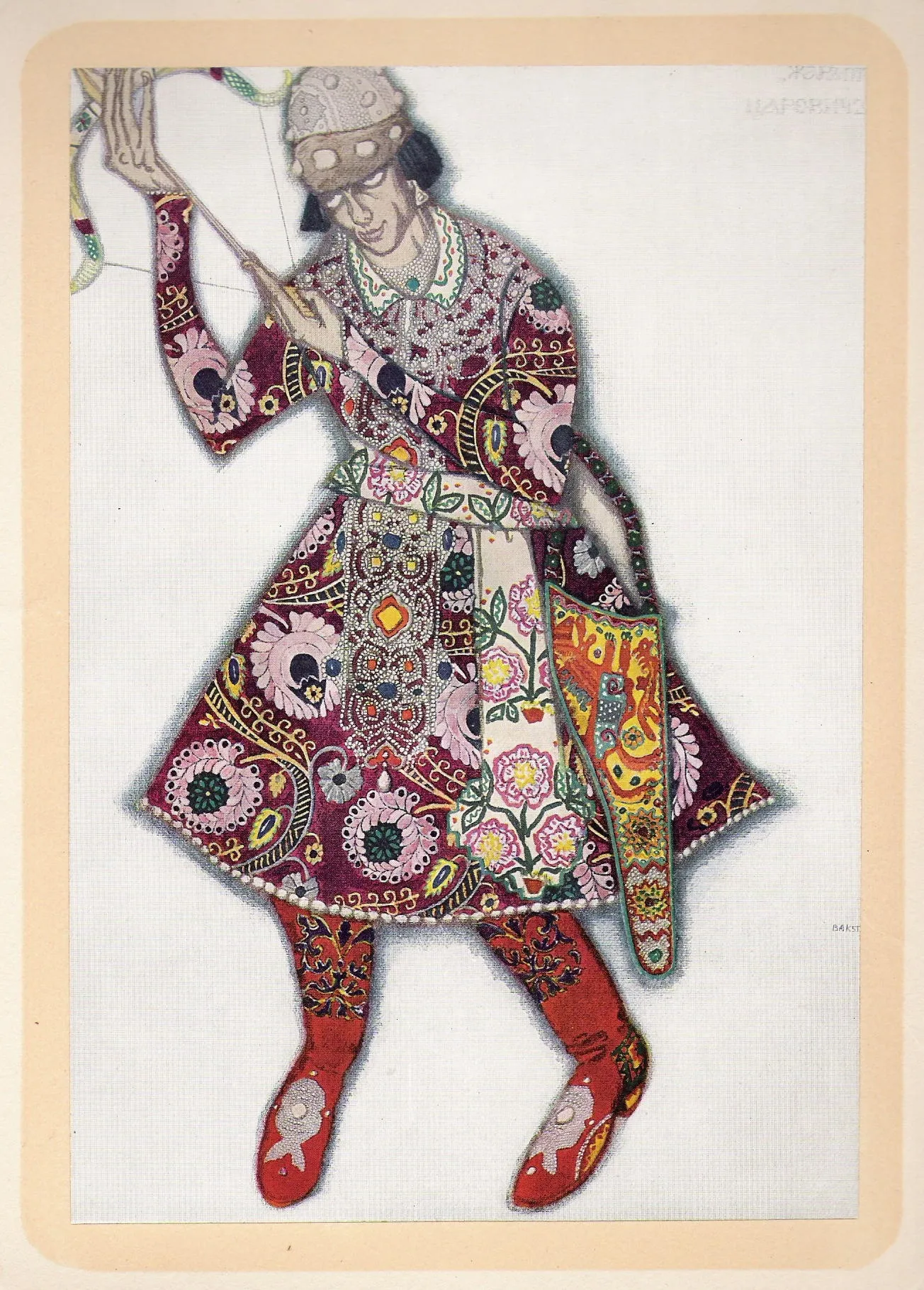 Bakst, costume design for The Firebird (1913): the Russian stage as the lawgiver of European taste.