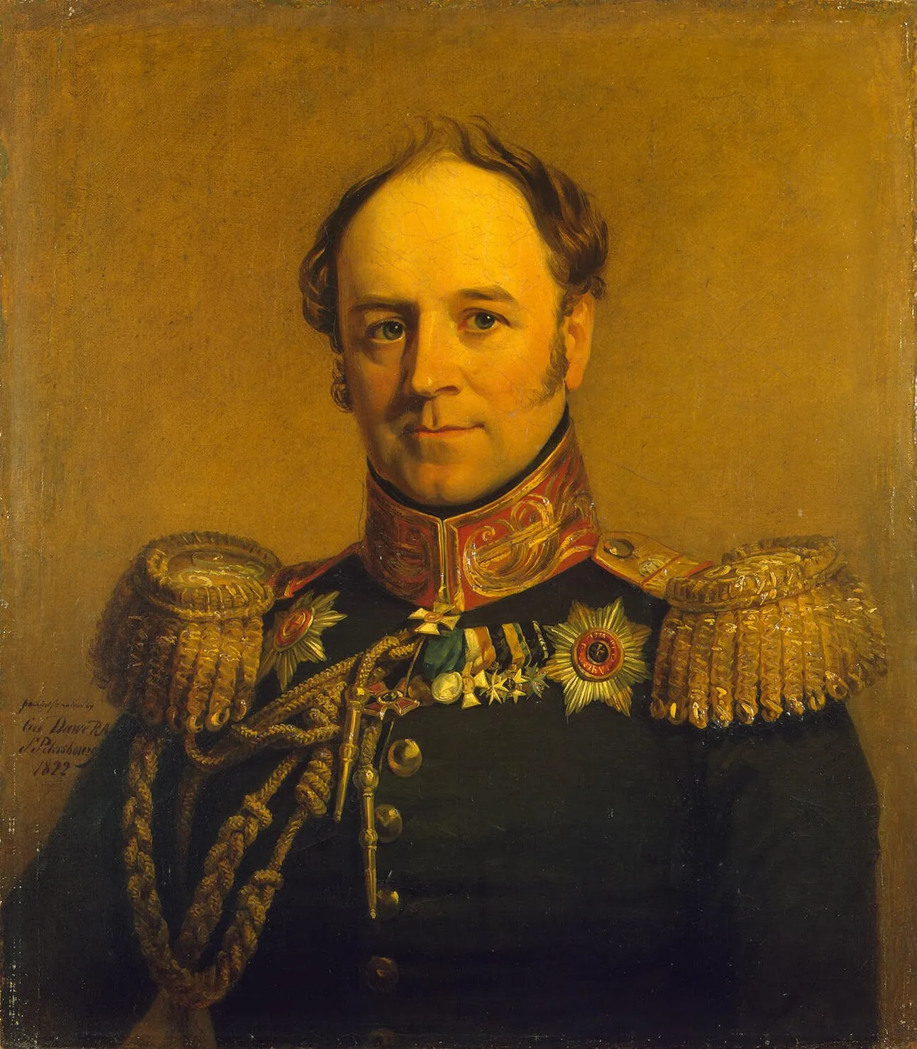 Benckendorff (portrait by George Dawe): year after year he brought Nicholas the picture of a rotting Europe — and a Russia beloved by its people.